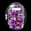 STL Glitter Color Tips S53A (110 pcs/ bx )