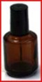 Empty Amber Nail Polish Bottle 1/2oz.