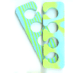 Toe Separator - Mixed Colors (green) pair