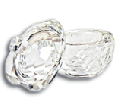 Crystal Powder Jar (Heart Shape Medium)