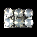 Empty Stainless Steel Container ( 6 pcs/Set)