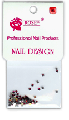 Square Rhinestones - Dark red  (70 ct)