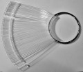 Nail Tip Display Key Ring Clear (48 pcs)