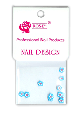 New Rubber  Pad Designs - Blue Flower