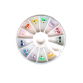 3D Plastic Shaped Nail Art - Bear Heads (12pcs)