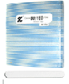 White Cushioned Acrylic/Natural Nail Files 80/180 (50pcs/bg)