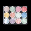 Glitter Color Powder Set ( 12 pcs / box)