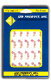 Nail Decals - Four Flowers