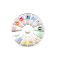 3D Plastic Shaped Nail Art - Fishes (12pcs)