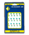 Nail Decals - Blue Flowers