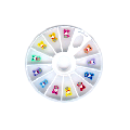 3D Plastic Shaped Nail Art - Bears (12pcs)
