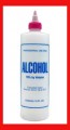 Empty "ALCOHOL " Plastic Bottle with Cap - 16oz.