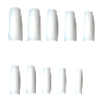 Tips N White - White Natural Curve (#0-#10)